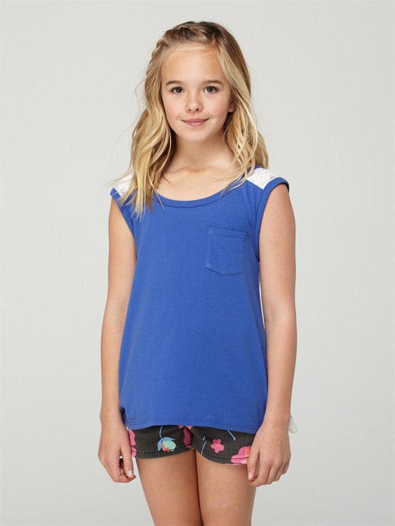 MRNGirls 7-&nbsp;4 Vacation Spot Romper by Roxy - FRT1