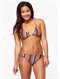 DKBWild Escape Tiki Tri Bikini Top by Roxy - DTL2