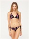 BLKSweet Vida Smocked Tiki Tri Bikini Top by Roxy - DTL3