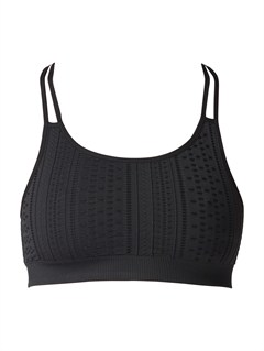BLKCross Back Seamless Sports Bra by Roxy - FRT1