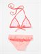 FLOGirls 7-&nbsp;4 Wild and Free Tiki Triangle Bikini Set by Roxy - BCK1