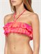 POPBoho Bliss Ruffle Bandeau Bikini Top by Roxy - DTL1