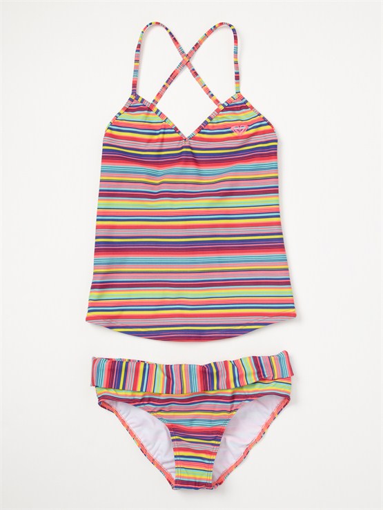 YDGGirls 7-&nbsp;4 Vacation Spot Romper by Roxy - FRT1