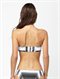 BLKIndian Beach Smocked Bandeau Bikini Top by Roxy - BCK1