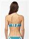 DELIndian Beach Smocked Bandeau Bikini Top by Roxy - BCK1