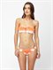 OLVIndian Beach Smocked Bandeau Bikini Top by Roxy - DTL3