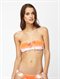 OLVIndian Beach Smocked Bandeau Bikini Top by Roxy - FRT1