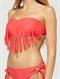 PPNSurf Essentials Fringe Bandeau Bikini Top by Roxy - DTL1