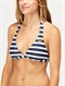 DKBAgainst the Tide 70s Halter Reversible Bikini Top by Roxy - DTL1