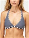 DKBAgainst the Tide 70s Halter Reversible Bikini Top by Roxy - DTL2