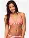 HTOAgainst the Tide 70s Halter Reversible Bikini Top by Roxy - DTL4