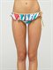 MRNGolden Maze Ruffle Surfer Bikini Bottoms by Roxy - FRT1