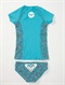 CABGirls 2-6 Sand Blossom Rashguard Set by Roxy - BCK1