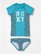CABGirls 2-6 Sand Blossom Rashguard Set by Roxy - FRT1