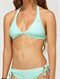CBWSurf Essentials 70s Halter Bikini Top by Roxy - DTL1