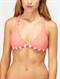 HTOAgainst the Tide 70s Reversible Halter D Cup Bikini Top by Roxy - DTL1