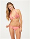 HTOAgainst the Tide 70s Reversible Halter D Cup Bikini Top by Roxy - DTL3