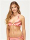 HTOAgainst the Tide 70s Reversible Halter D Cup Bikini Top by Roxy - FRT1