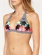 BLKNative Breeze 70s Halter D Cup Bikini Top by Roxy - DTL1