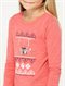SNRGirls 2-6 Let It Snow Long Sleeve Tee by Roxy - DTL1