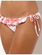 PNKWild Paradise Brazilian String Bikini Bottoms by Roxy - DTL1