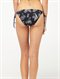 BLKParadise Dream Smocked Brazilian String Bikini Bottom by Roxy - BCK1