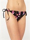 BLKSweet Vida Smocked Brazilian String Bikini Bottom by Roxy - DTL1