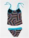 BLKGirls 7-&nbsp;4 Tidal Sail Strappy Tankini Set by Roxy - BCK1