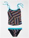 BLKGirls 7-&nbsp;4 Tidal Sail Strappy Tankini Set by Roxy - FRT1