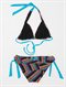 BLKGirls 7-&nbsp;4 Tidal Sail Rio Halter Bikini Set by Roxy - BCK1