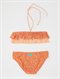 BOGGirls 7-&nbsp;4 Sand Blossom Drawstring Ruffle Bikini Set by Roxy - BCK1