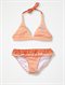 BOGGirls 7-&nbsp;4 Reversible &nbsp;70s Halter Bikini Set With Cups by Roxy - FRT1