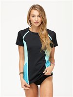 BLKBasically Roxy SS Rashguard by Roxy - FRT1