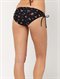 BLKFlower Child 70s Lowrider Side Tie Bikini Bottoms by Roxy - BCK1