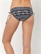 BLKAbstract Tribal 70s Lowrider Bikini Bottoms by Roxy - BCK1