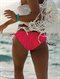 POPBoho Bliss 70s Lowrider Tie Side Bikini Bottom by Roxy - DTL4