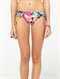 MULTropic Tango 70s Lowrider Tie Side Bikini Bottom by Roxy - FRT1