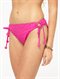 FUSRoxy Crush 70s Lowrider Tie Side Bikini Bottoms by Roxy - DTL1