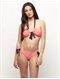 PNKStop and Glow Solid Angel Bandeau Bikini Top by Roxy - DTL2