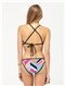 FUSWave Peak Criss Cross Monokini by Roxy - BCK1