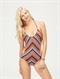 DKBWild Escape V Neck One Piece Swimsuit by Roxy - FRT1