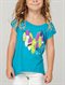 CABGirls 2-6 Heart Slider Scoop Tee by Roxy - FRT1