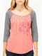 SNRLine Up Baseball Tee by Roxy - DTL1