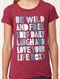 MRLGirls 7-&nbsp;4 Waffle Sandwich Harmony Tee by Roxy - DTL1