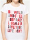 WHTGirls 7-&nbsp;4 Waffle Sandwich Harmony Tee by Roxy - DTL1