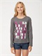 CASGirls 7-&nbsp;4 Waffle Sandwich Long Sleeve Tee by Roxy - FRT1