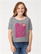 PEWGirls 7-&nbsp;4 Stay On Beat Crop Tee by Roxy - FRT1