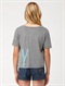 PEWGirls 7-&nbsp;4 Hey Boy Cropped Tee by Roxy - BCK1