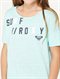 WAVGirls 7-&nbsp;4 First Place Crop Tee by Roxy - DTL1