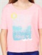 PNPGirls 7-&nbsp;4 Bench Warmer Crop Tee by Roxy - DTL1